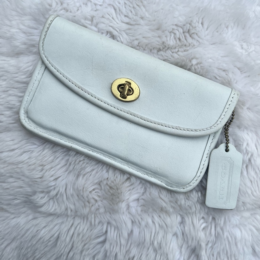 Coach White Leather wallet